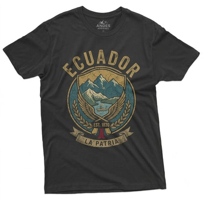 Ecuadorian Flag Patriotic Pride Heritage Souvenir Gift Unisex TShirt