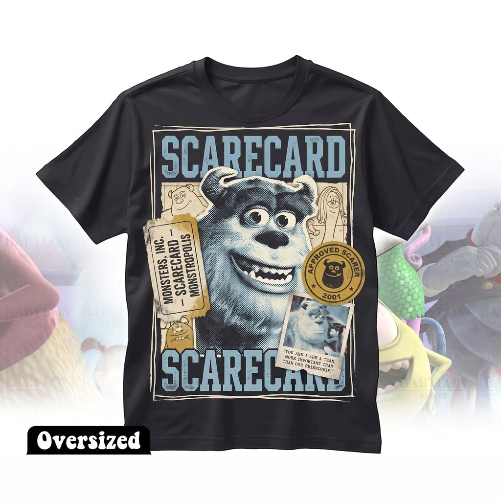 Oversized Sulley James P Sullivan Theme Park Vacation Graphic Unisex TShirt