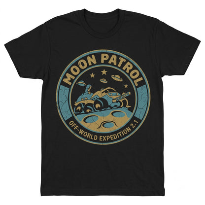 Retro Moon Patrol Arcade 1980s Vintage Video Game Graphic Unisex TShirt