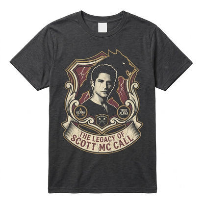 Scott McCall Retro Werewolf Graphic Teen Wolf Fan Art Vintage Apparel Gift for Men Women Unisex TShirt