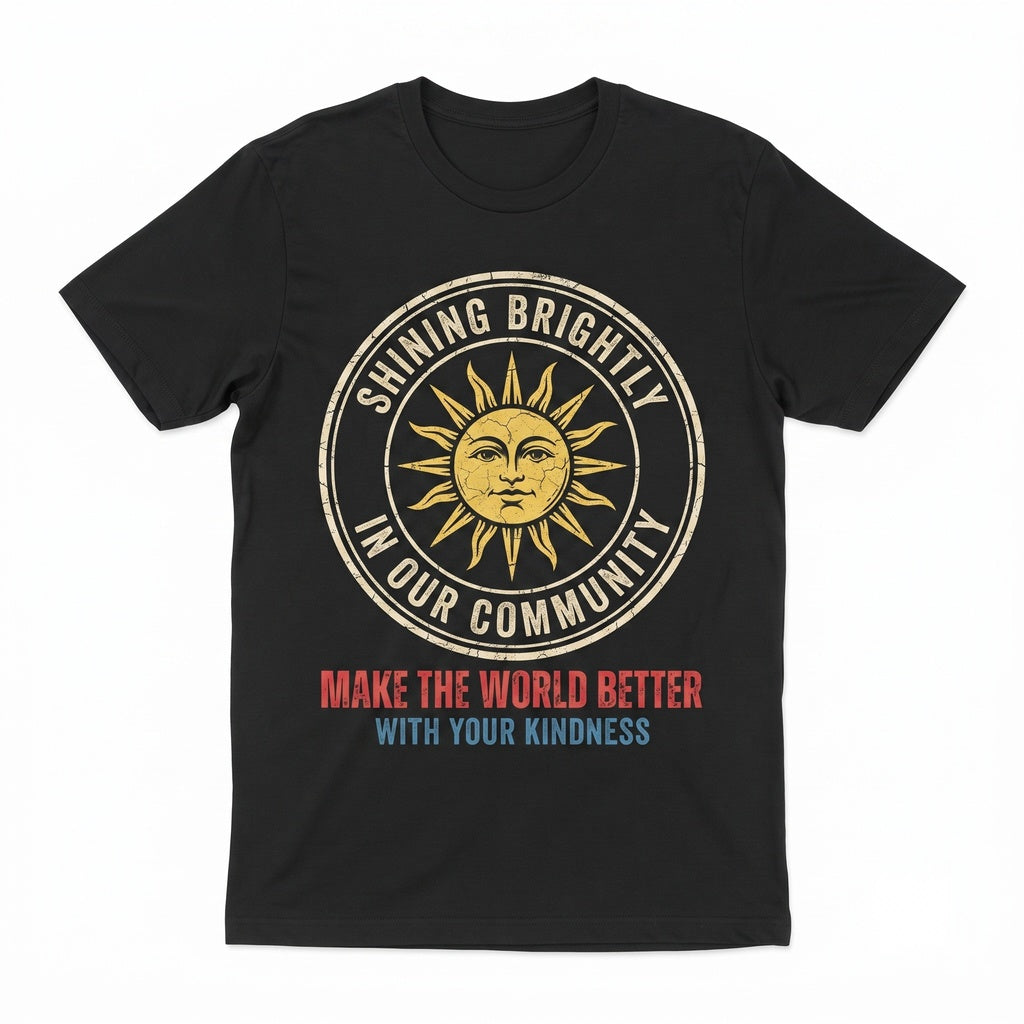 The World Is A Better Place With You In It Positive Affirmation Kindness Teacher Gift Unisex TShirt
