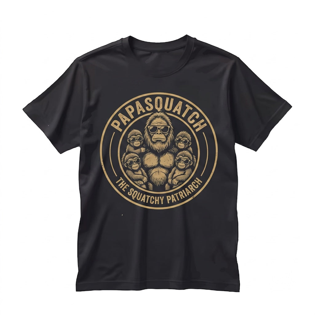 Personalized Papasquatch Like Grandpa Just Way More Squatchy Fathers Day Gift Cool Dad Custom Nickname Unisex TShirt