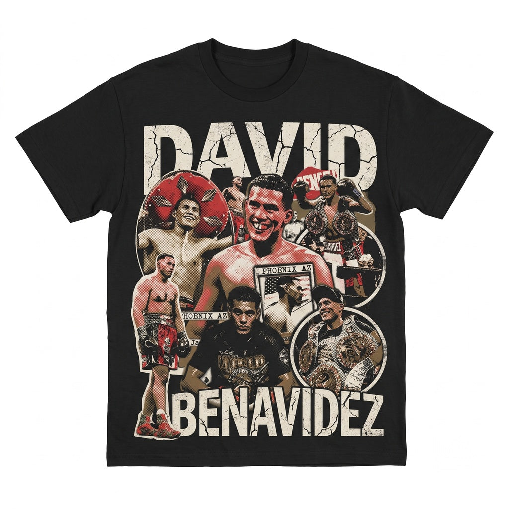 David Benavidez Mexican Monster Boxing Champion Graphic Fight Apparel Vintage Fighter FD Unisex TShirt