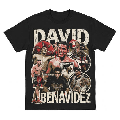 David Benavidez Mexican Monster Boxing Champion Graphic Fight Apparel Vintage Fighter FD Unisex TShirt