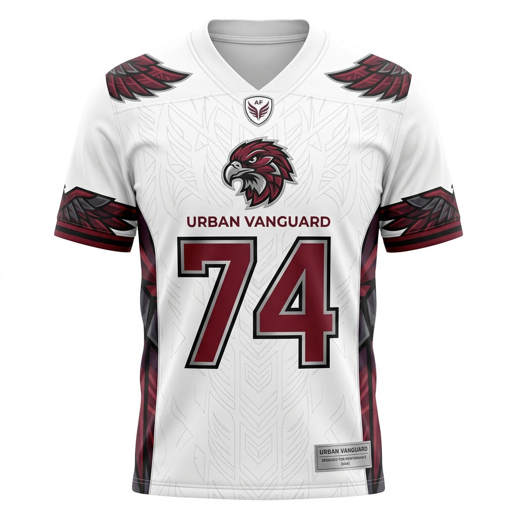 Unisex Breathable Mesh Game Day Football Fan Jersey - Lightweight Athletic Sports Shirt