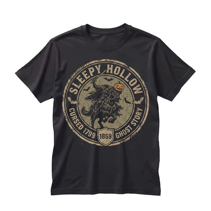Headless Horseman Sleepy Hollow Dead and Breakfast Halloween Graphic Spooky Season Unisex TShirt
