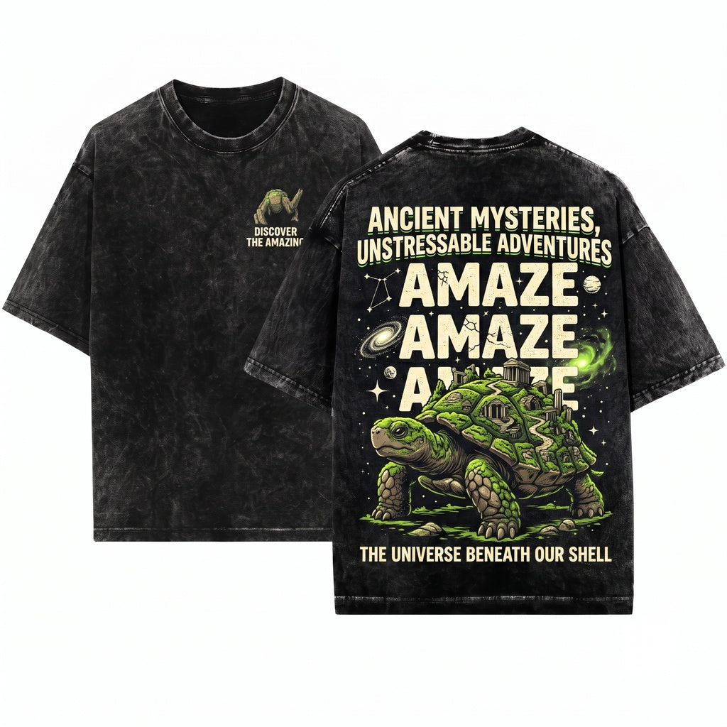Amaze Rocky Alien Graphic Quote Project Hail Mary Sci-Fi Space Bookish Fans Unisex Wash T-Shirt