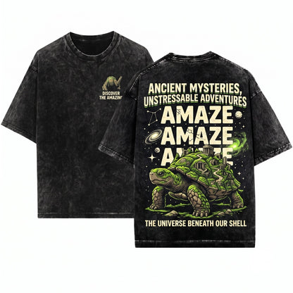 Amaze Rocky Alien Graphic Quote Project Hail Mary Sci-Fi Space Bookish Fans Unisex Wash T-Shirt