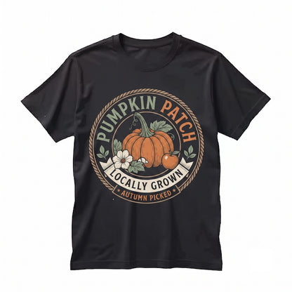 Vintage Pumpkin Patch Autumn Farm Fresh Retro Trendy Fall Sublimation Unisex TShirt