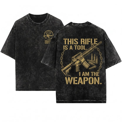2nd Amendment USA American Patriotic Conservative Pro Rifle Gun Weapon Lover Unisex Wash T-Shirt