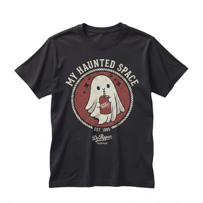 Funny Soda Lover Ghost Graphic Halloween Vintage Retro Spooky Drinker Apparel Unisex TShirt