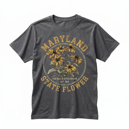 Maryland State Flower Botanical Gardening Travel Gift for Mother Girlfriend Unisex TShirt