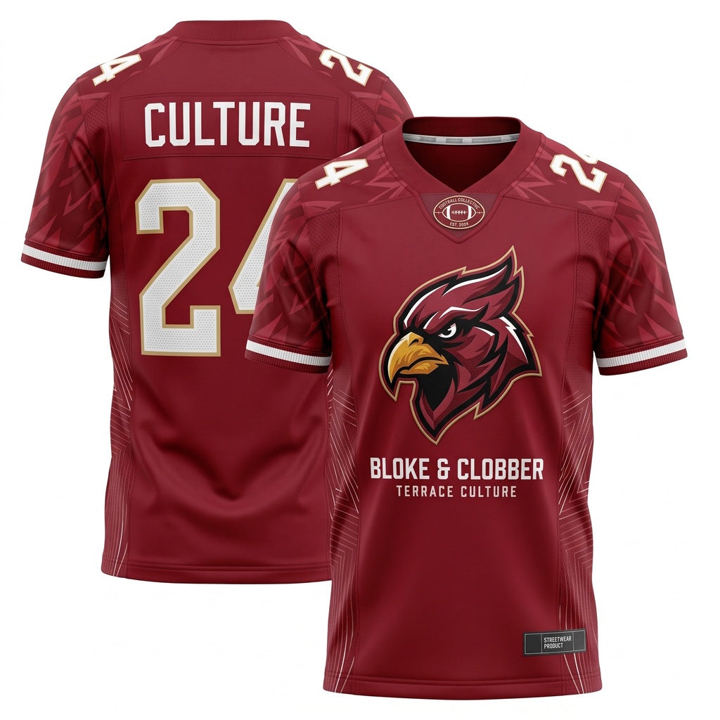 Unisex Breathable Stitched Athletic Football Fan Game Day Jersey - Lightweight Mesh