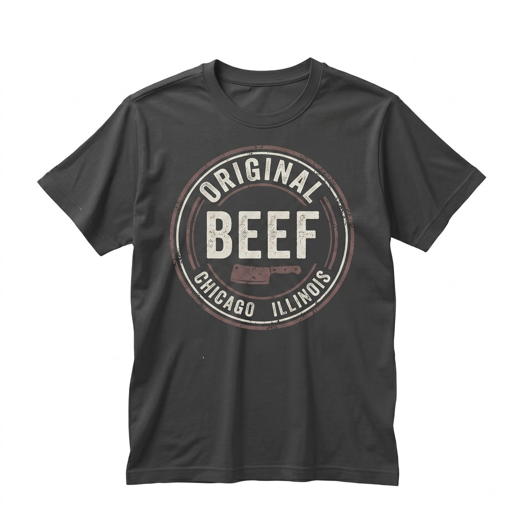 Original Chicago Italian Beef Diner Culinary Fan Merchandise Graphic Top Unisex TShirt