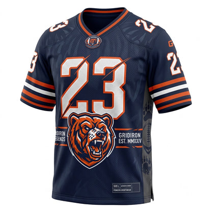 Unisex Breathable Mesh Football Fan Jersey - Lightweight Stitched Game Day Top