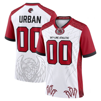 Unisex Custom Football Fan Jersey - Stitched Breathable Mesh Game Day Athletic Shirt