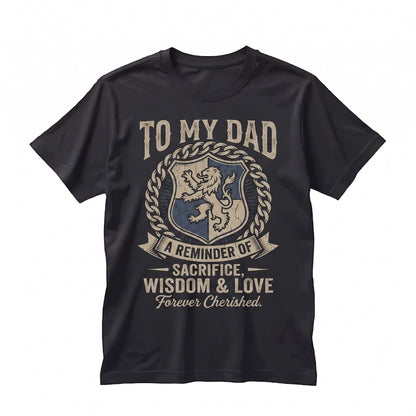 Fathers Day Cuban Link Chain Necklace Gift For Dad From Son Daughter Masculine Unisex TShirt
