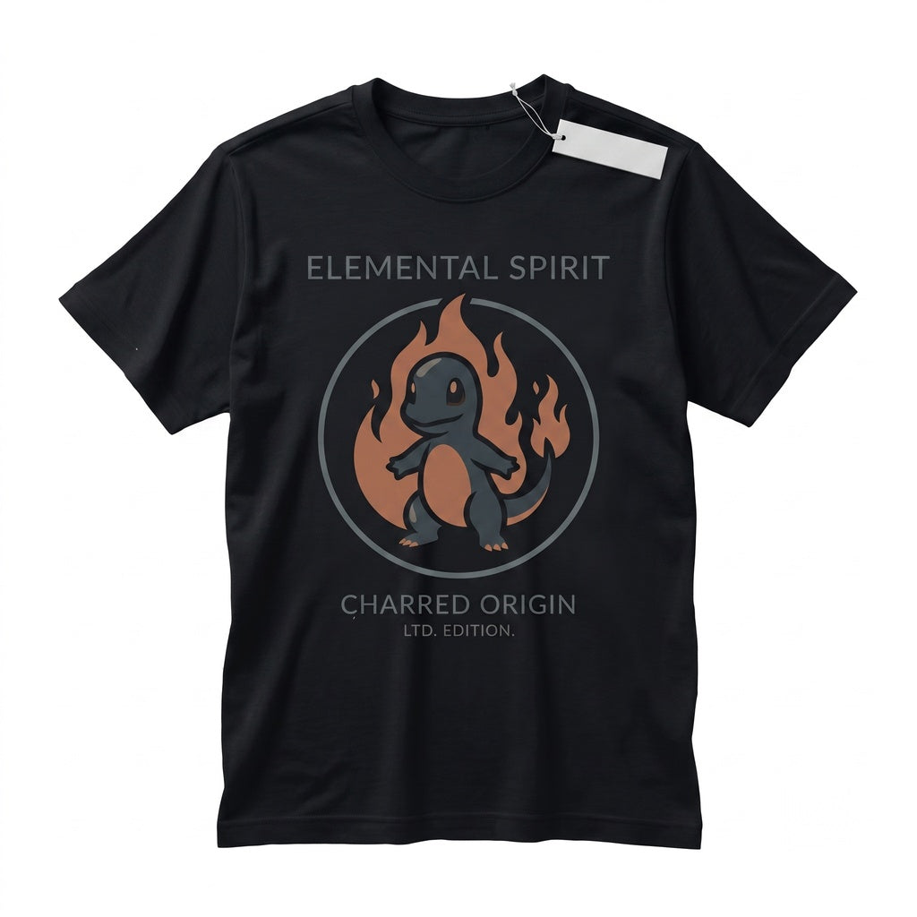 Vintage Y2K Fire Lizard Dark Anime Graphic Sleeveless Streetwear Retro Unisex TShirt