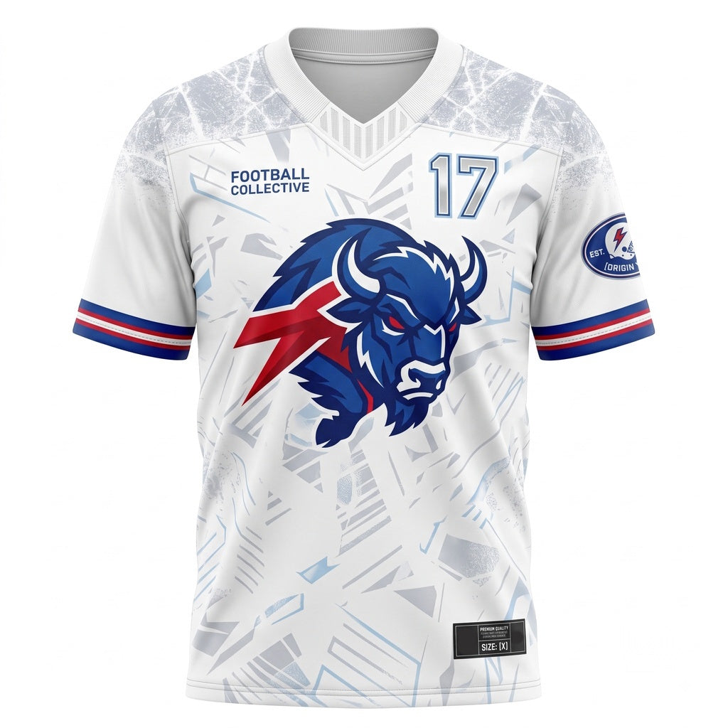 Unisex Stitched Breathable Game Day Athletic Mesh Football Fan Jersey