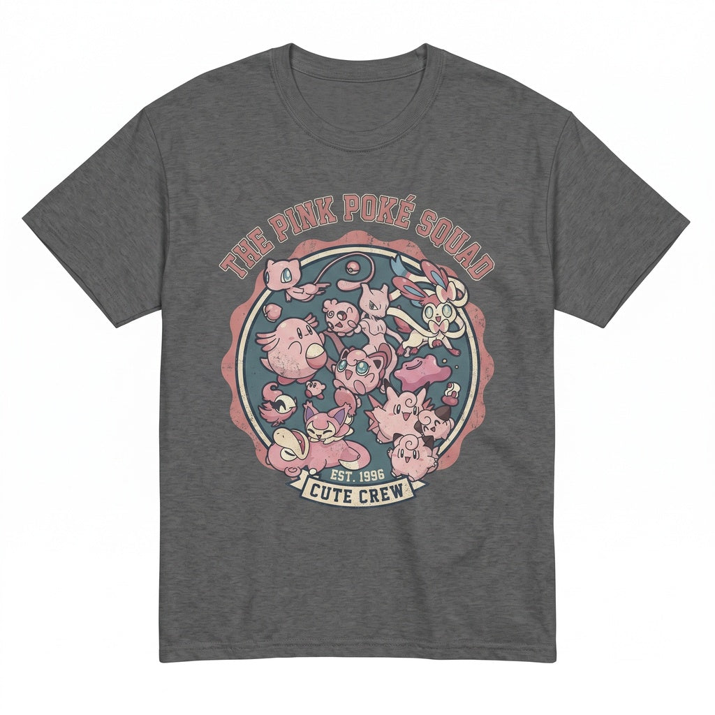 Kawaii Pink Monster Pastel Anime Graphic Gamer Fan Gift Cute Japanese Cartoon Unisex TShirt