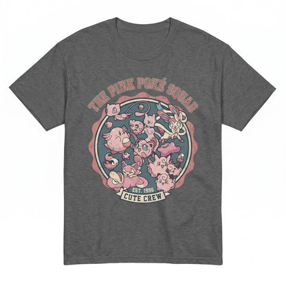 Kawaii Pink Monster Pastel Anime Graphic Gamer Fan Gift Cute Japanese Cartoon Unisex TShirt