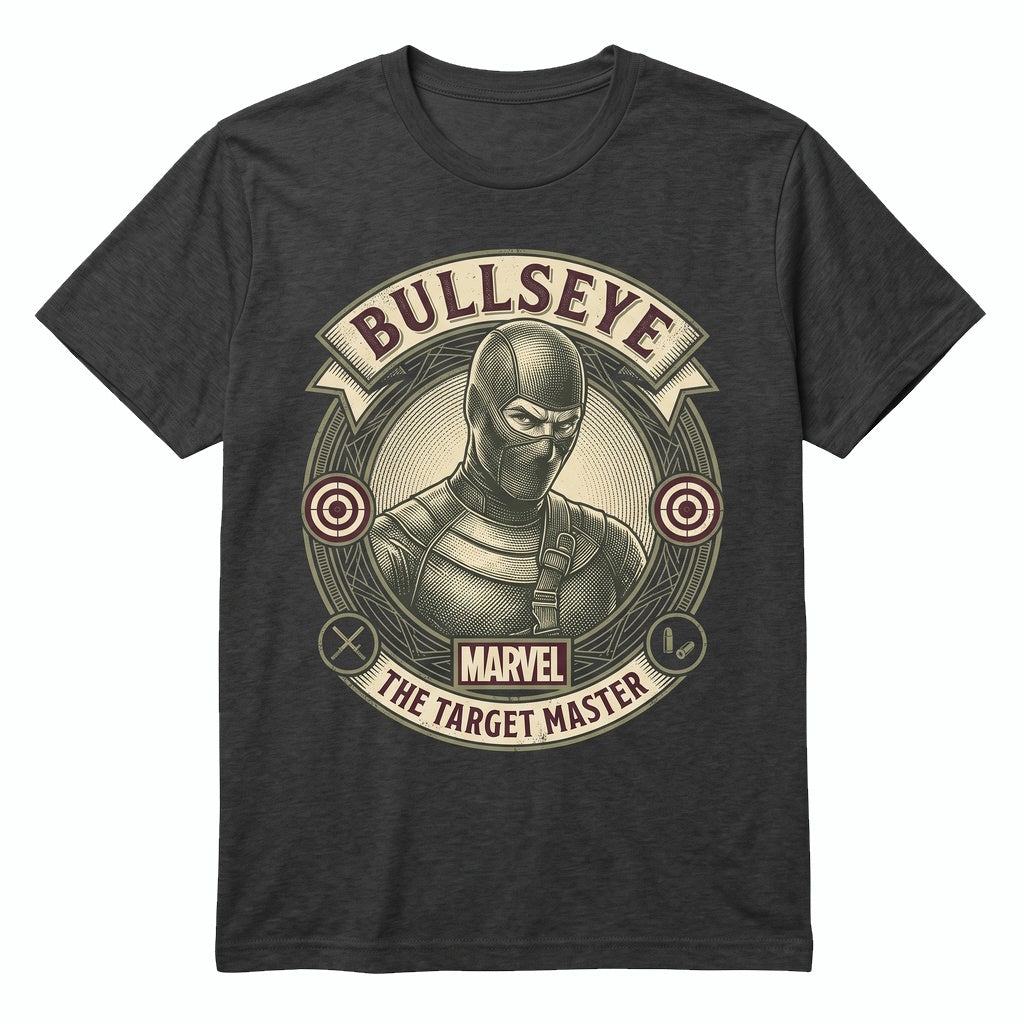 Vintage Bullseye Assassin Graphic Benjamin Poindexter Comic Villain Retro Merchandise Gift Unisex TShirt