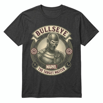 Vintage Bullseye Assassin Graphic Benjamin Poindexter Comic Villain Retro Merchandise Gift Unisex TShirt