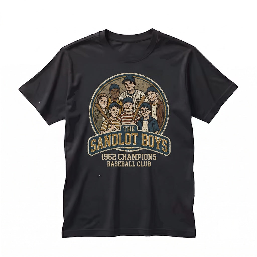 Vintage 1990s Baseball Movie Graphic Retro Cinema Poster Cotton Apparel Unisex TShirt