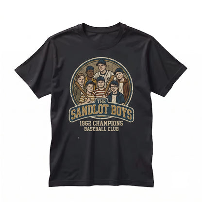 Vintage 1990s Baseball Movie Graphic Retro Cinema Poster Cotton Apparel Unisex TShirt