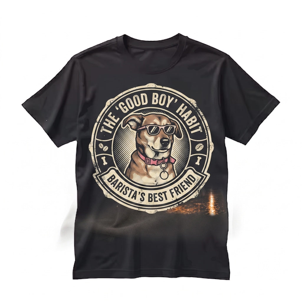 Custom Dog Photo Personalized Pet Portrait Drinking Beer Lover Memorial Gift Graphic Unisex TShirt
