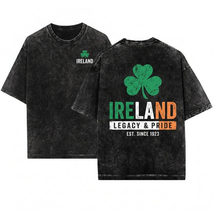 Ireland Patriotic National Flag Éire Irish Birthday Gift Unisex Wash T-Shirt