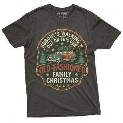 Old Fashioned Family Vacation Movie Quote Holiday Apparel Graphic Unisex TShirt