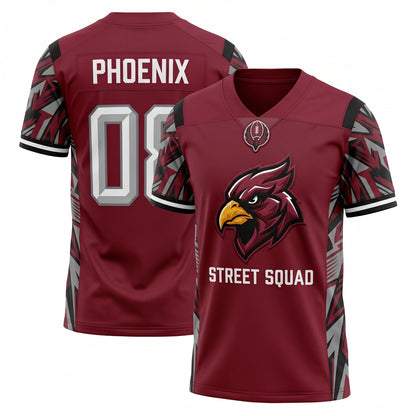 Unisex Breathable Stitched Athletic Football Fan Game Day Jersey - Lightweight Mesh