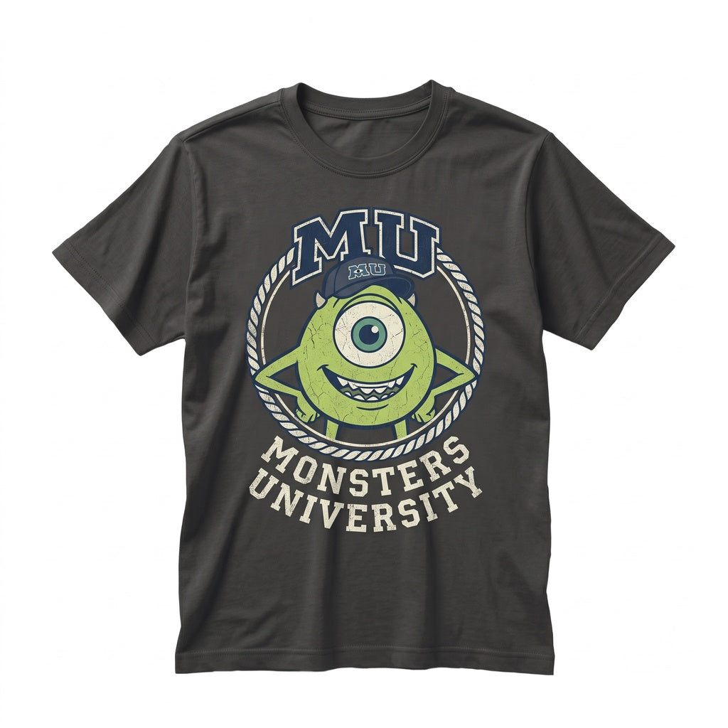 Vintage Green One-Eyed Monster Graphic Humor Meme Vacation Apparel Unisex TShirt