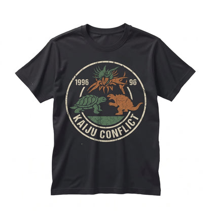 Vintage Giant Flying Turtle Kaiju Monster Japanese Sci-Fi Graphic Cotton Unisex TShirt