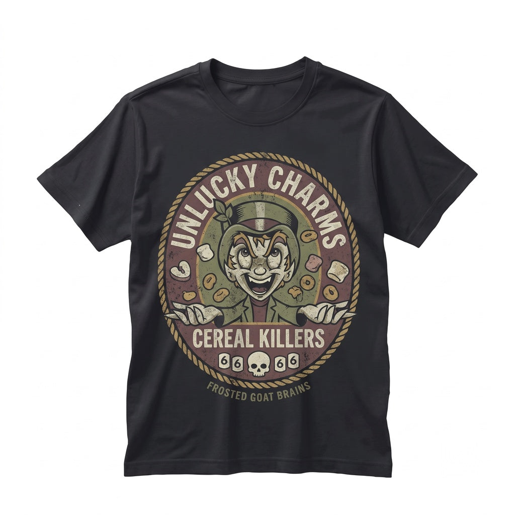 Unlucky Bad Luck Misfortune Superstition Spooky Graphic Novelty Humor Unisex TShirt