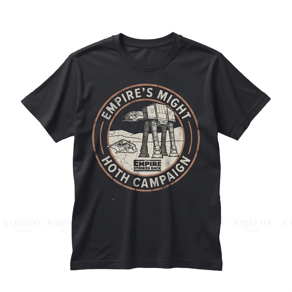 Vintage 1980 SciVintage Retro Empire Strikes Back AT-AT Walker Hoth Ice Planet Sci-Fi Film Fan Gift Unisex TShirt