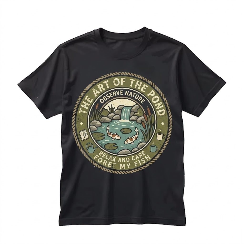 Things I Do In My Spare Time Koi Fish Pond Keeper Water Garden Backyard Nature Lover Graphic Gift Unisex TShirt