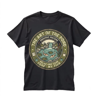 Things I Do In My Spare Time Koi Fish Pond Keeper Water Garden Backyard Nature Lover Graphic Gift Unisex TShirt