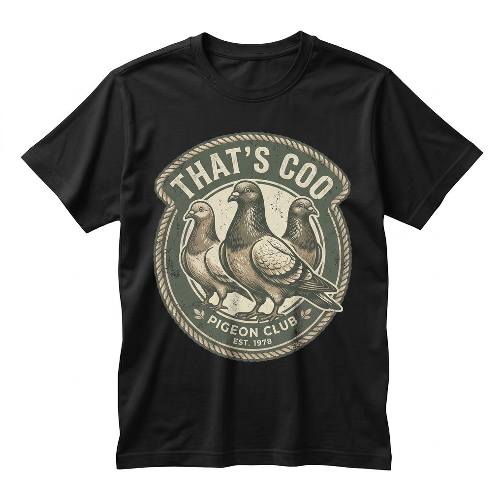 Funny Thats Coo Pigeon Bird Pun Urban Graphic Sweatshirt Lover Gift Unisex TShirt