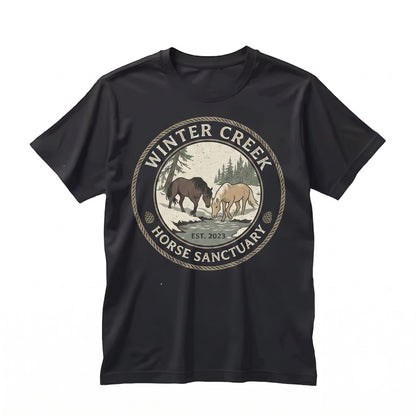Wild Horses Vintage Western Graphic Cowboy Country Rustic Ranch Equestrian Gift Unisex TShirt
