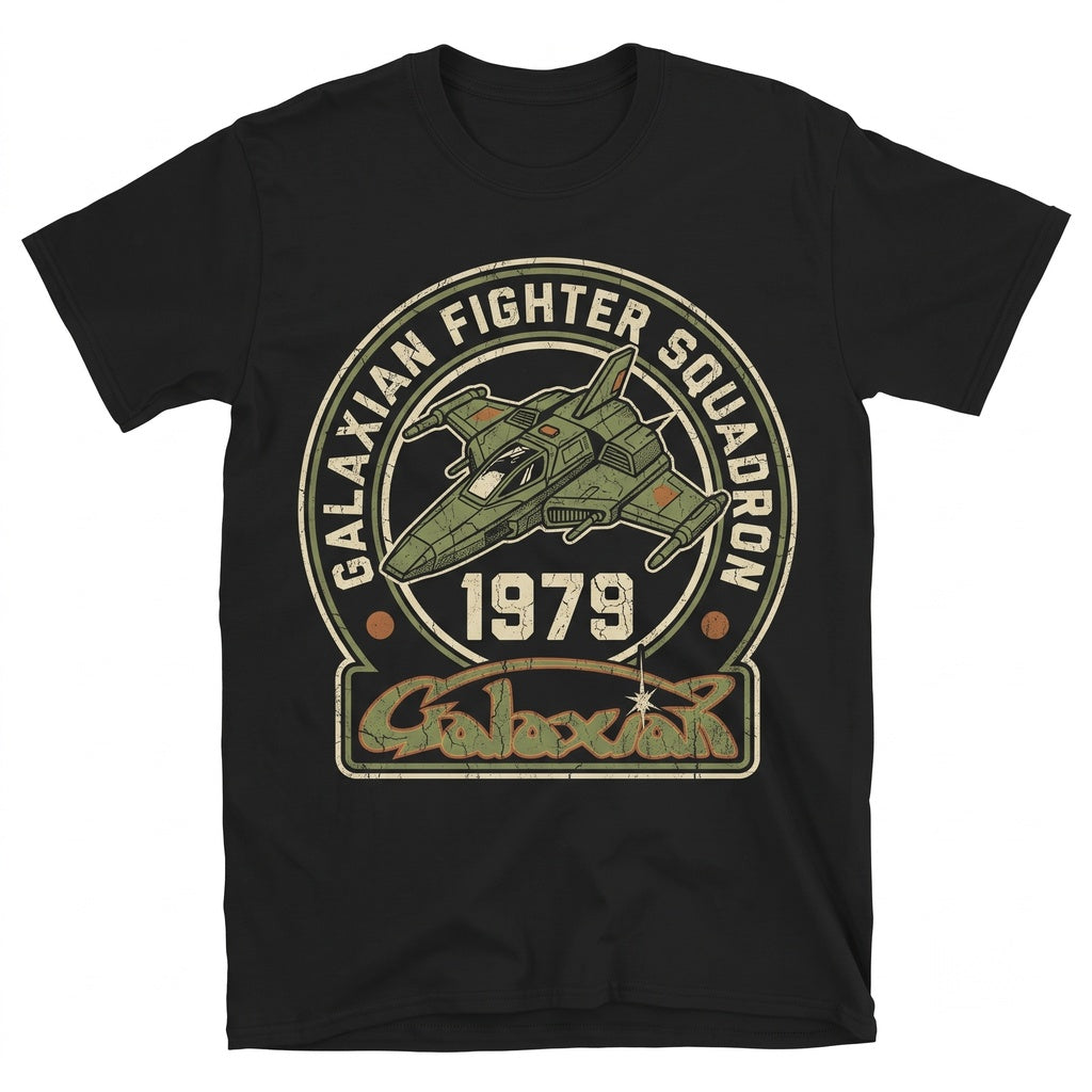 Galaxian Classic Retro Arcade Space Invaders Alien Shooter Vintage Graphic Unisex TShirt