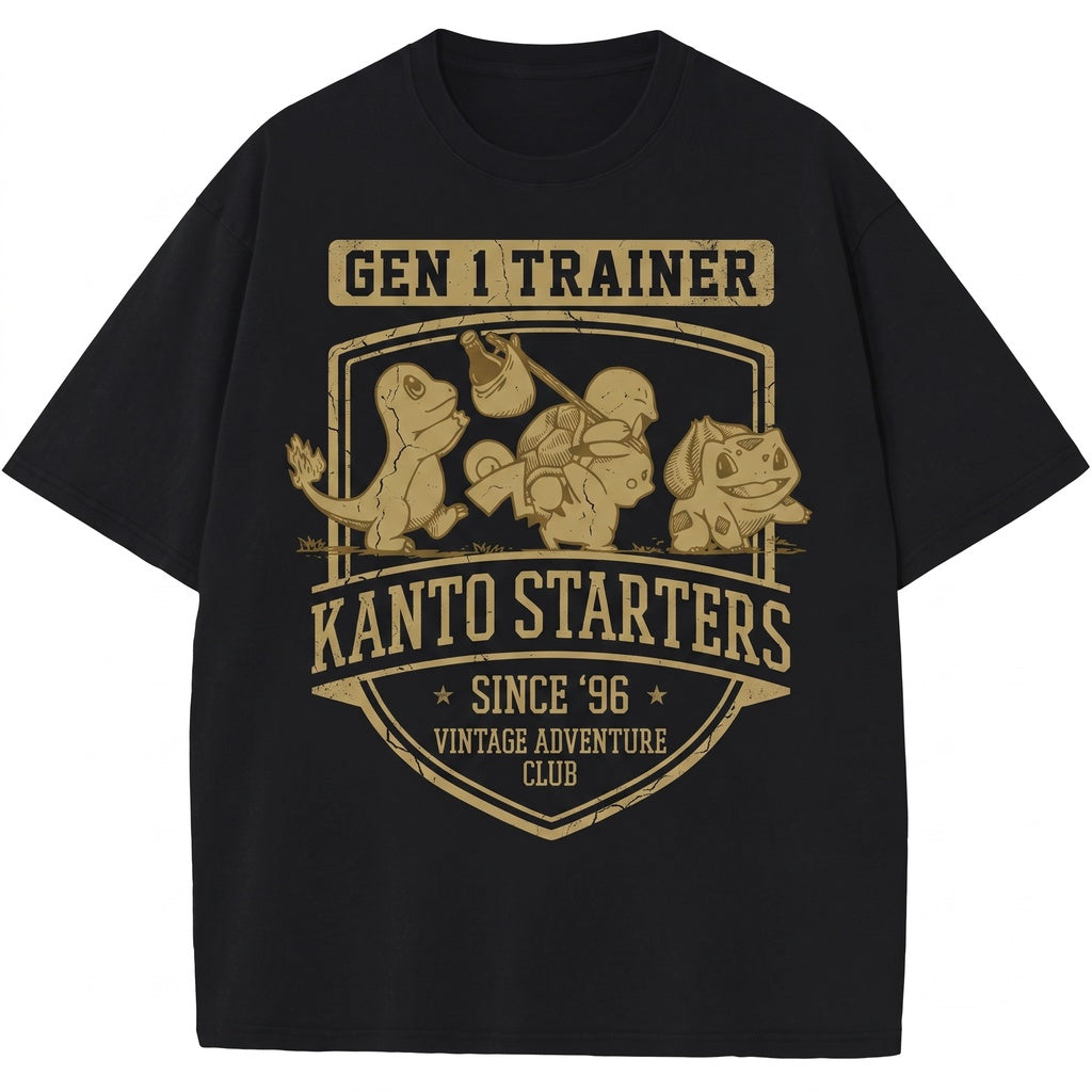 Vintage Retro Washed Anime Graphic Top, Classic Gaming Characters Gift Unisex TShirt
