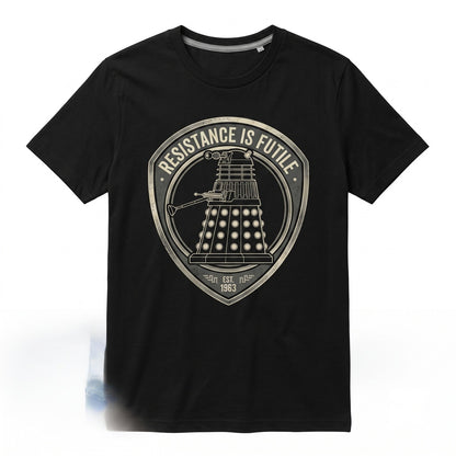 Exterminate Cyborg Alien Robot Graphic Apparel - Retro British Sci-Fi Unisex TShirt