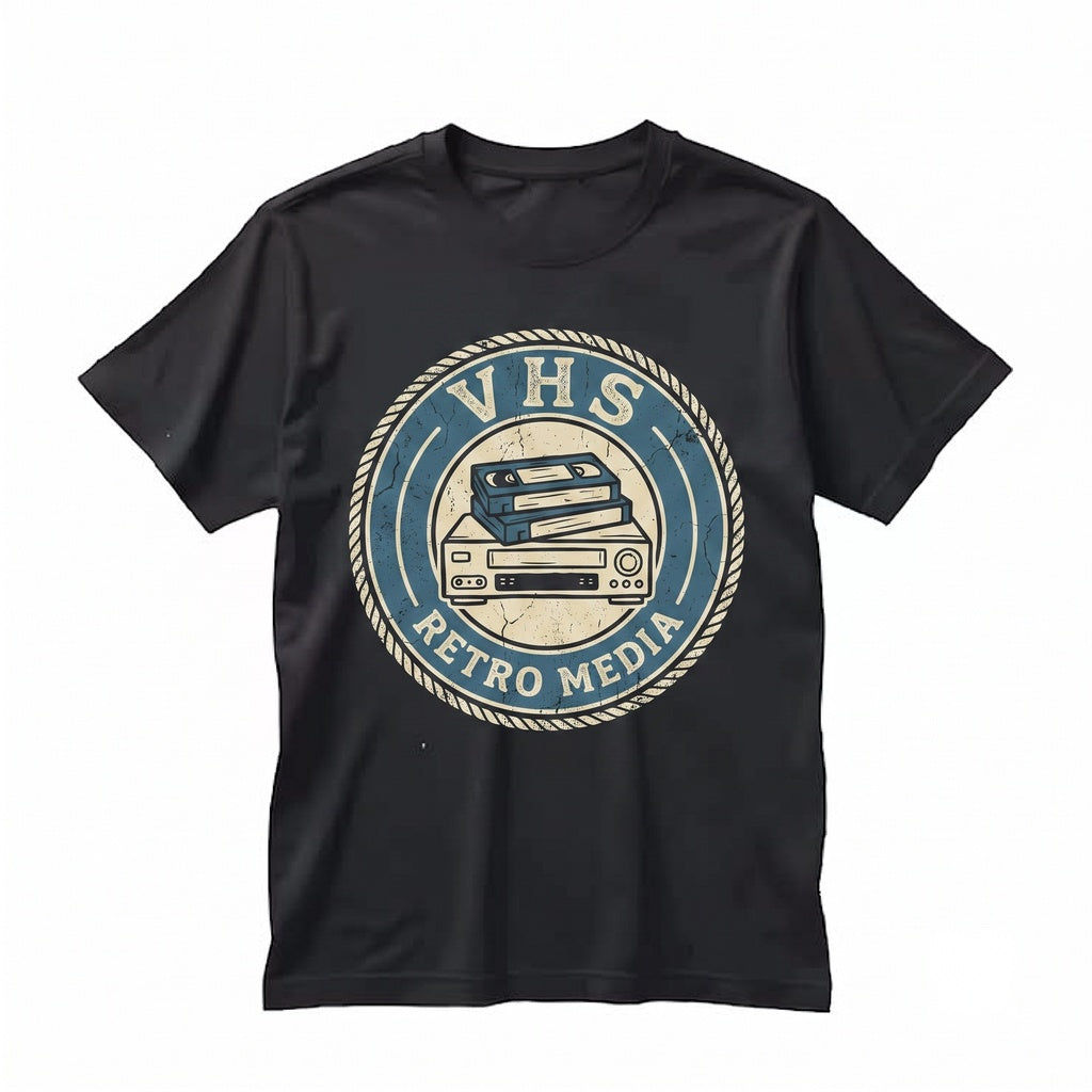Retro 1980s VHS Tape Nostalgic Vintage Graphic Unisex TShirt
