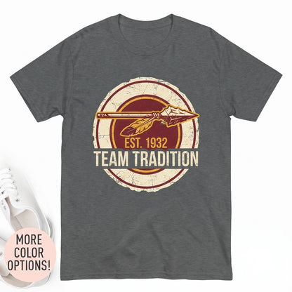 Vintage HTTR Gold Arrow Washington Football Fan Game Day Unisex TShirt