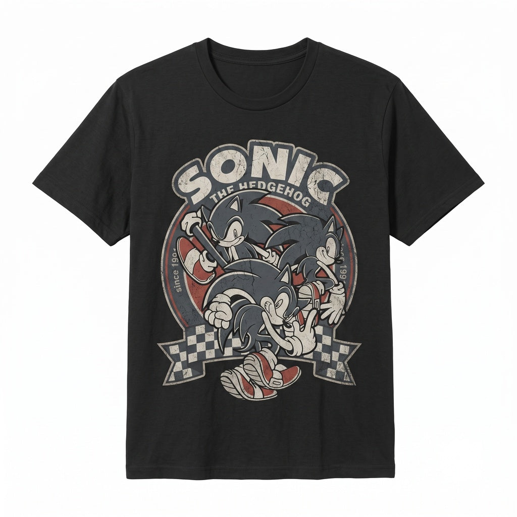 Retro Classic Comic Superhero Graphic Distressed Cotton Apparel Unisex TShirt