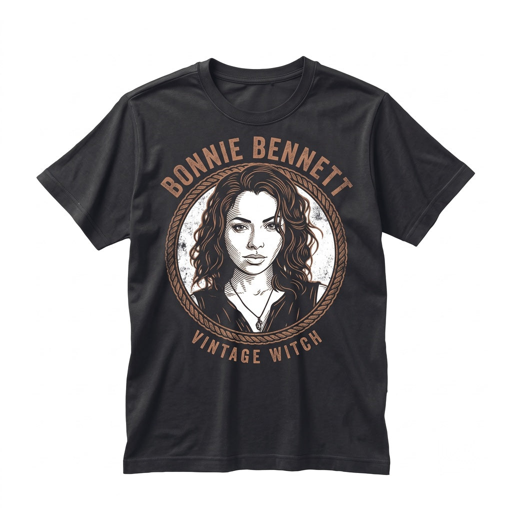 Bonnie Bennett Vintage Retro Graphic Apparel, Novelty Aesthetic Gift For Women Men Unisex TShirt
