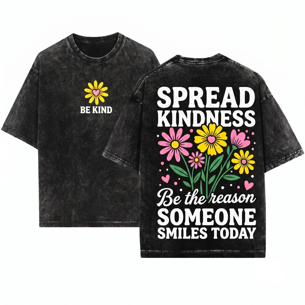 Be Kind Quote Graphic Positive Classroom Teacher Inspiring Educator Appreciation Gift Top Unisex Wash T-Shirt