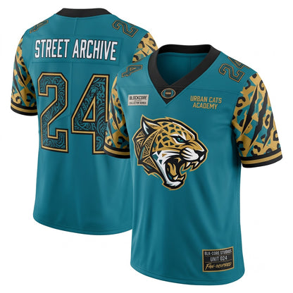 Unisex Football Fan Jersey - Breathable Mesh Athletic Game Day Jersey, Lightweight & Stitched